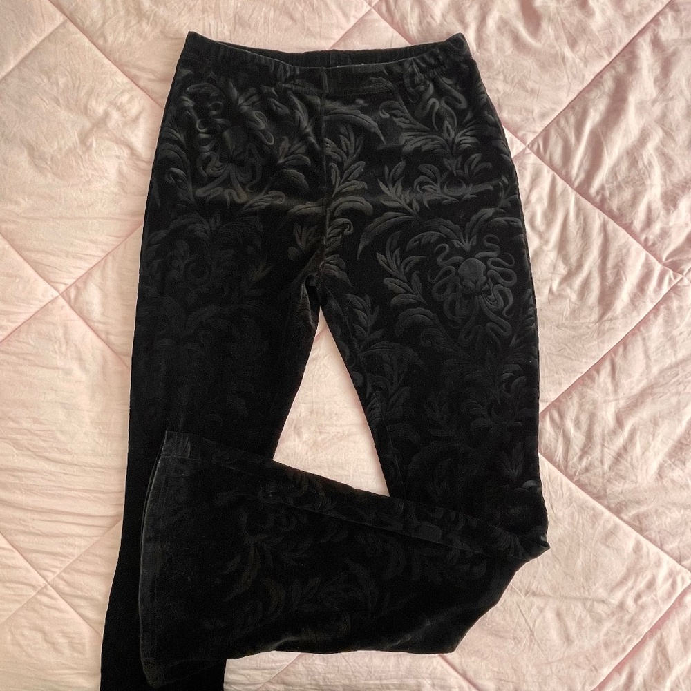 SOLD Women's Dark Brown Stretchy Flared Pants